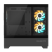 Gigabyte C201P Panoramic ICE Mid Tower ATX With ARGB Desktop Casing Black